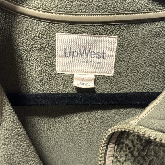 UpWest Sherpa Mock Neck Pullover size L - Picture 3 of 3